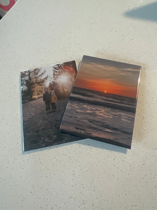 Custom Photo Magnet 2.5 in x 3.5- 3 pack