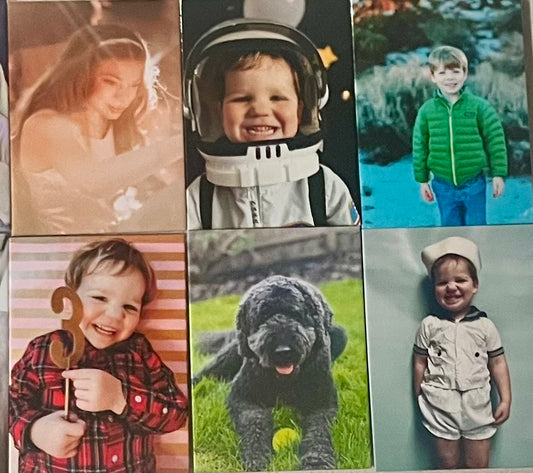 2.5 x 3.5 Rectangle Customized Photo Magnets